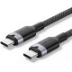 CABLE USB-C A USB-C 240W 1 M NEGRO VENTION